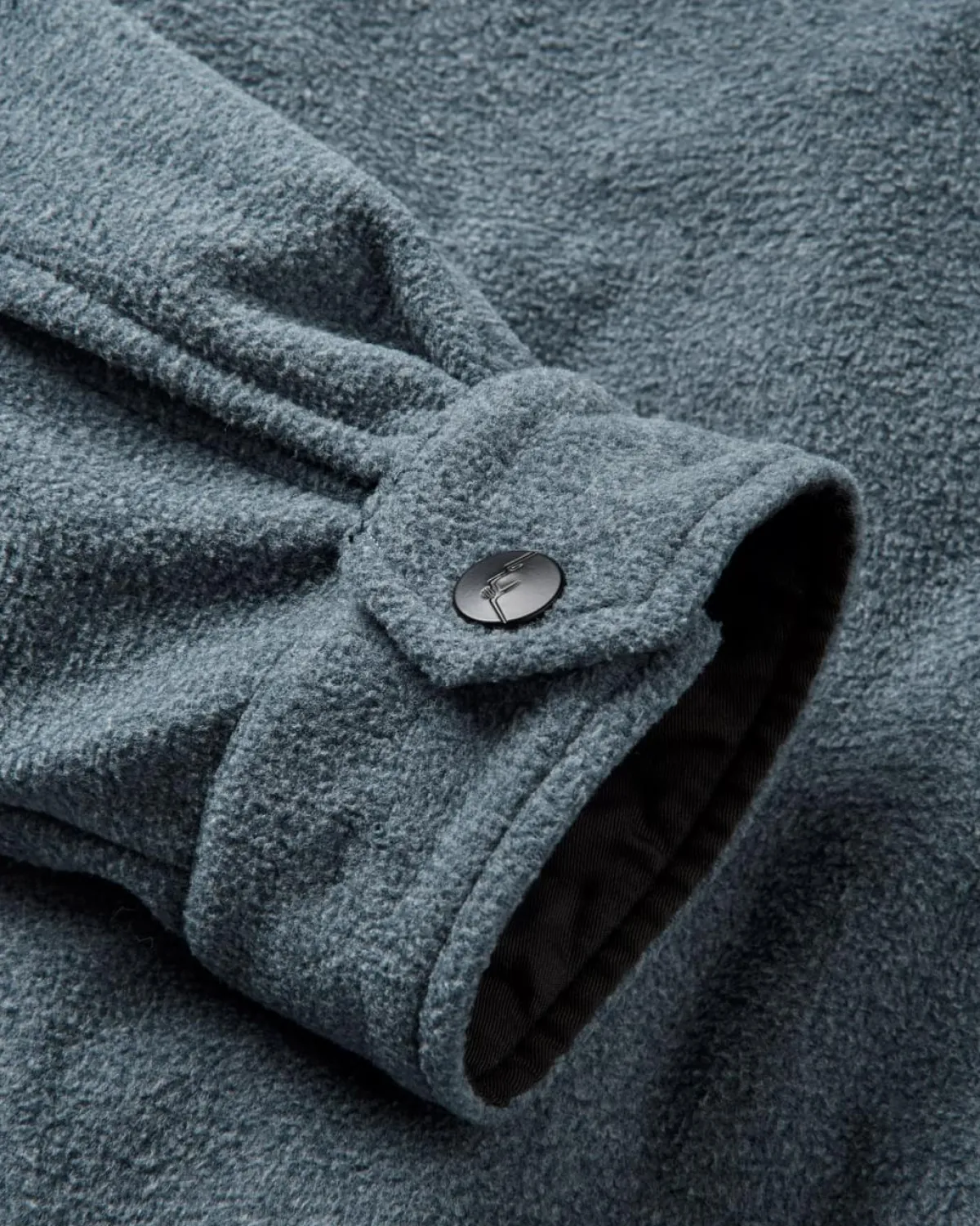 Shirts|Shirts|Passenger Maple Recycled Polar Fleece Long Sleeve Shirt - Navy Marl NavyMarl