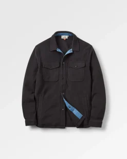 Shirts|Shirts|Passenger Maple Recycled Polar Fleece Long Sleeve Shirt - Black