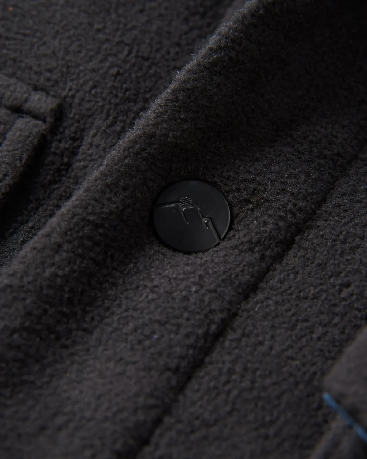 Shirts|Shirts|Passenger Maple Recycled Polar Fleece Long Sleeve Shirt - Black
