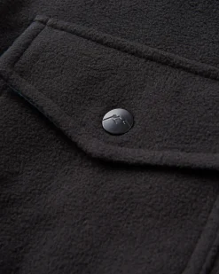 Shirts|Shirts|Passenger Maple Recycled Polar Fleece Long Sleeve Shirt - Black