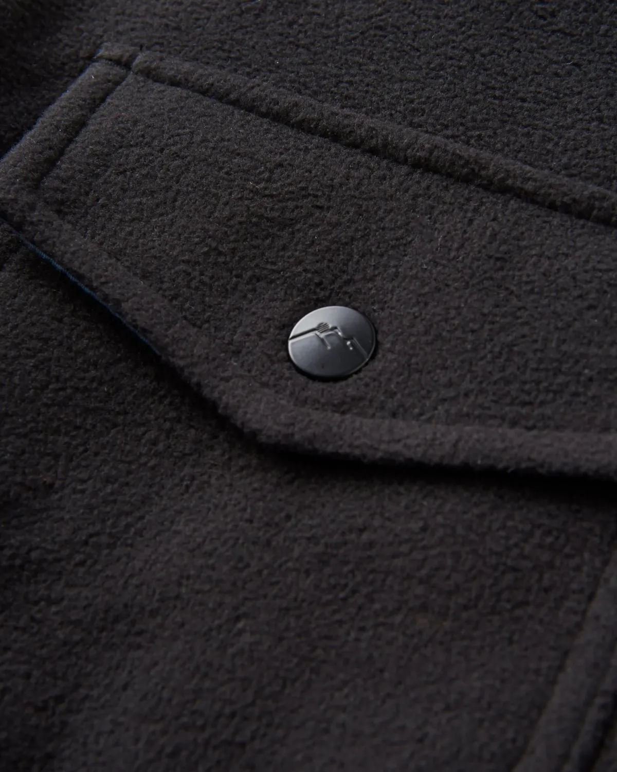 Shirts|Shirts|Passenger Maple Recycled Polar Fleece Long Sleeve Shirt - Black