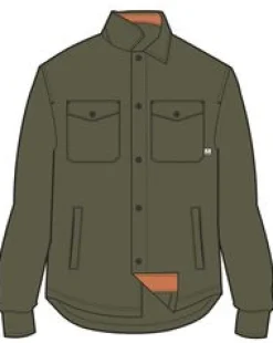 Shirts|Passenger Maple Recycled Polar Fleece Shirt - Khaki Green KhakiGreen