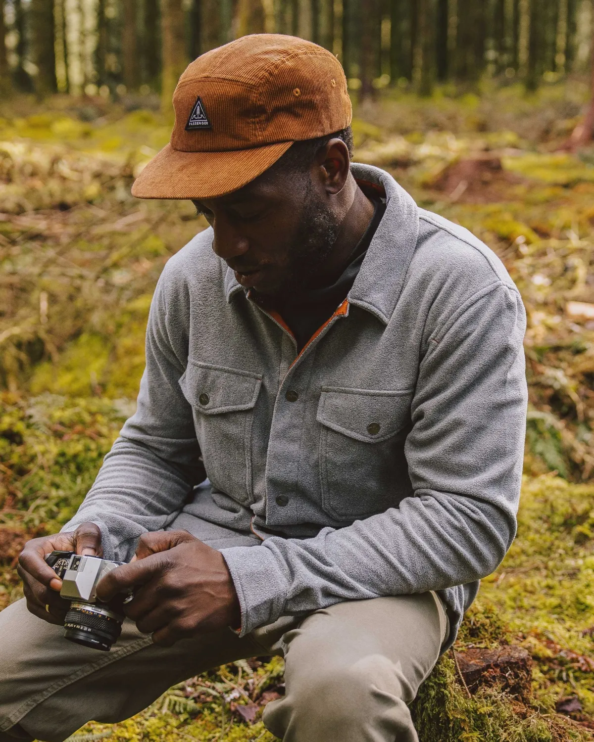 Fleece|Fleece|Passenger Maple Recycled Polar Fleece Long Sleeve Shirt - Gray Marl 2 GrayMarl2