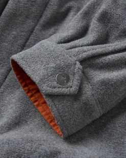 Fleece|Fleece|Passenger Maple Recycled Polar Fleece Long Sleeve Shirt - Gray Marl 2 GrayMarl2