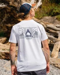 T-Shirts & Tank Tops|T-Shirts & Tank Tops|Passenger Maverick Recycled Cotton T-Shirt - White
