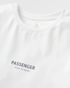 T-Shirts & Tank Tops|T-Shirts & Tank Tops|Passenger Maverick Recycled Cotton T-Shirt - White