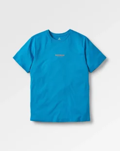 T-Shirts & Tank Tops|T-Shirts & Tank Tops|Passenger Maverick Recycled Cotton T-Shirt - Blue Pool BluePool
