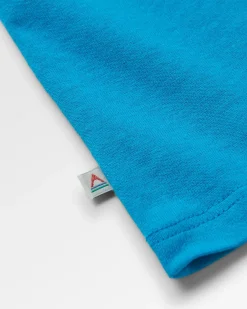 T-Shirts & Tank Tops|T-Shirts & Tank Tops|Passenger Maverick Recycled Cotton T-Shirt - Blue Pool BluePool