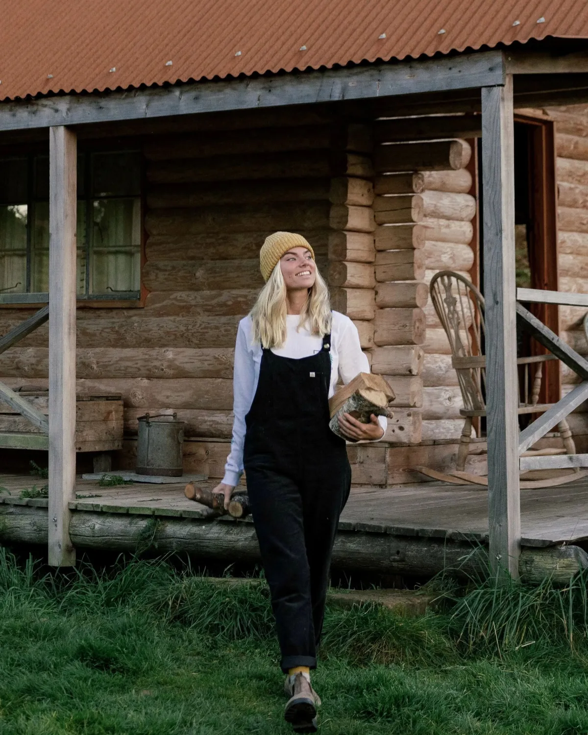 Pants|Overalls & Pants|Passenger Meadows Organic Cotton Cord Overalls - Black