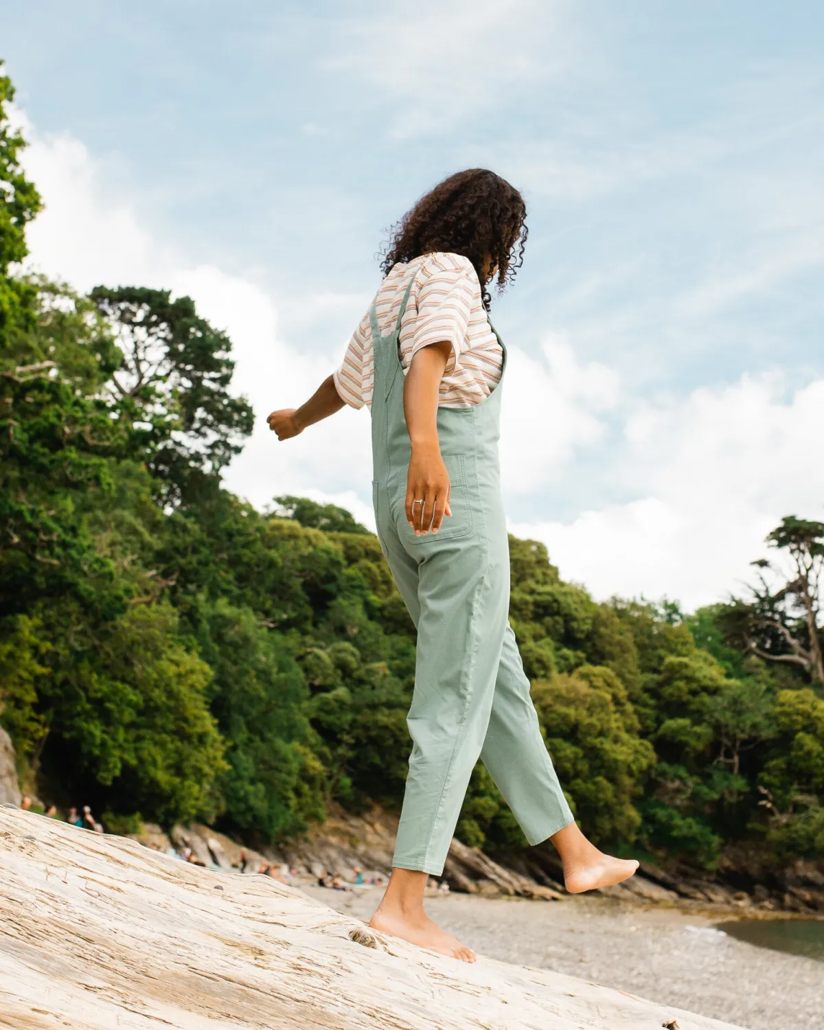 Pants|Overalls & Pants|Passenger Meadows Organic Cotton Overalls - Pistachio