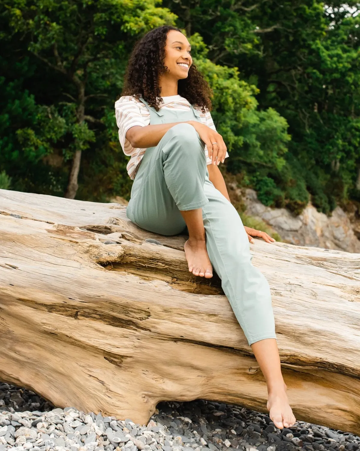 Pants|Overalls & Pants|Passenger Meadows Organic Cotton Overalls - Pistachio