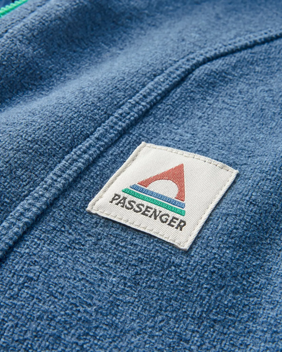 Hoodies|Outdoor Active|Passenger Men's Pinegrove Recycled Polartec Fleece Hoodie - Dark Denim Marl DarkDenimMarl