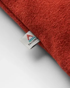 Hoodies|Tops|Passenger Men's Pinegrove Recycled Polartec Fleece Hoodie - Red Ochre RedOchre