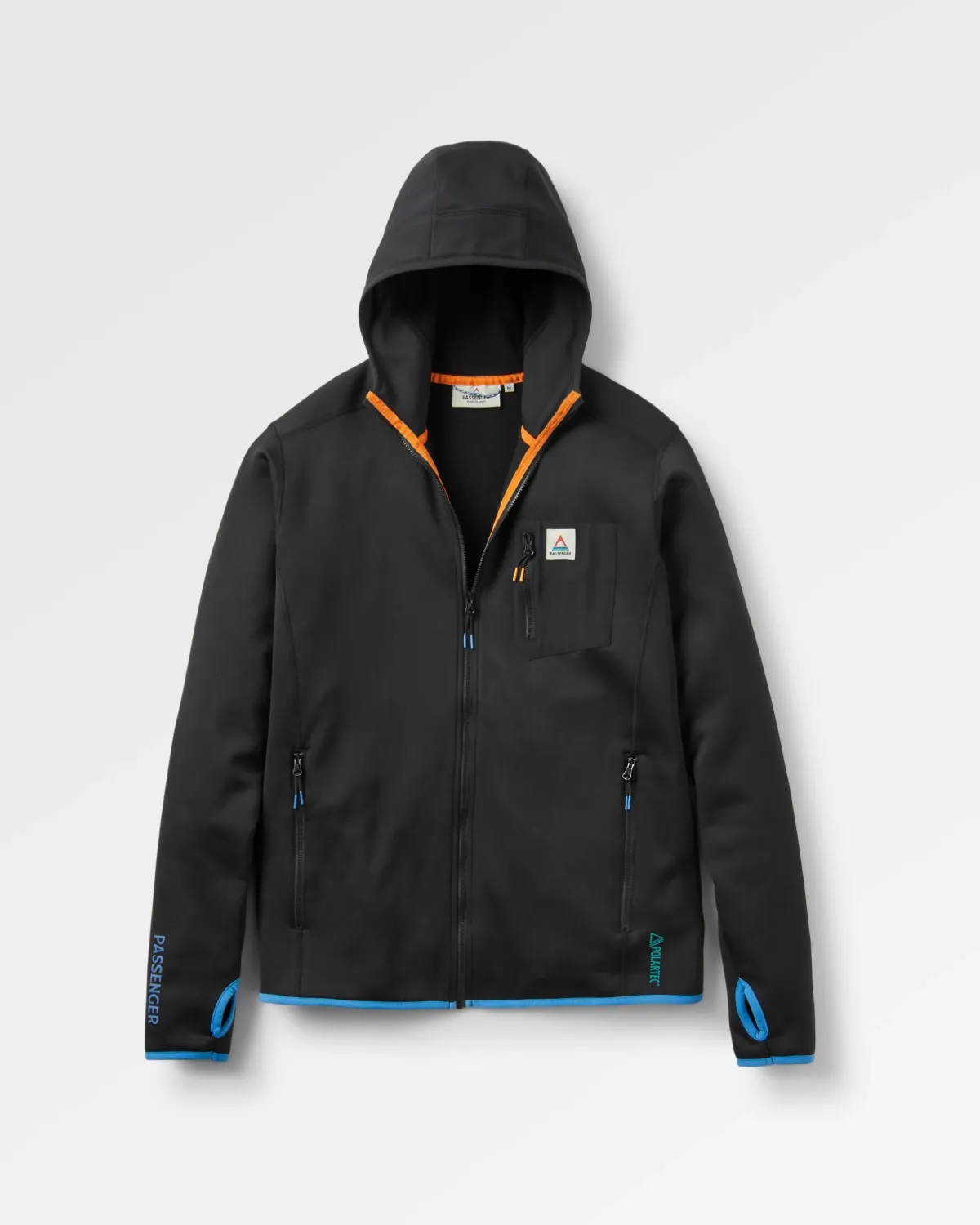 Fleece|Hoodies|Passenger Men's Solitude Recycled Polartec® Fleece Hoodie - Black