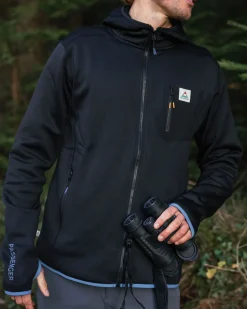 Fleece|Hoodies|Passenger Men's Solitude Recycled Polartec® Fleece Hoodie - Black
