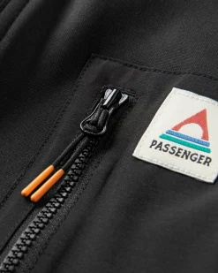 Fleece|Outdoor Active|Passenger Men's Solitude Recycled Polartec® Fleece Pullover - Black