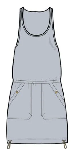 Dresses|Dresses & Skirts|Passenger Mesmorise Organic Cotton Dress - Faded Denim FadedDenim