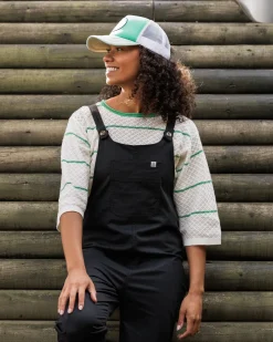 Sweaters|Knitwear|Passenger Migrate Organic Knitted Sweater - Green spruce stripe Greensprucestripe