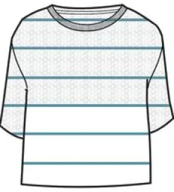 Knitwear|Sweaters|Passenger Migrate Organic Knitted Sweater - Blue Pool Stripe BluePoolStripe