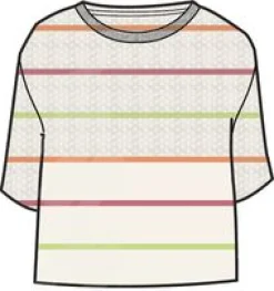 Knitwear|Sweaters|Passenger Migrate Organic Knitted Sweater - Oat Multi Stripe OatMultiStripe