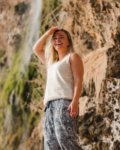 Knitwear|Tank Tops|Passenger Migrate Organic Knitted Tank Top - Oat