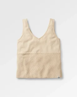 Knitwear|Tank Tops|Passenger Migrate Organic Knitted Tank Top - Oat
