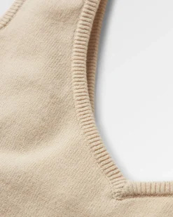 Knitwear|Tank Tops|Passenger Migrate Organic Knitted Tank Top - Oat