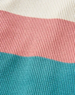 Knitwear|Passenger Moments Oversized Organic Knitted Sweater - Lime Multi Stripe LimeMultiStripe