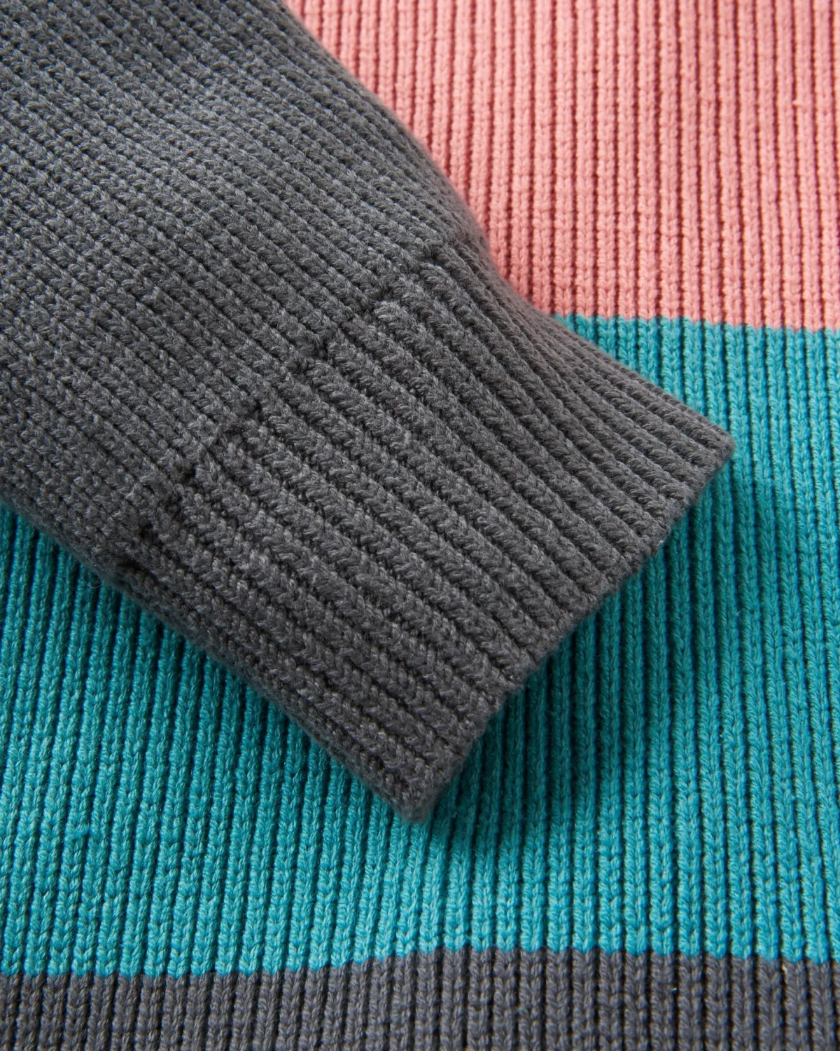 Knitwear|Passenger Moments Oversized Organic Knitted Sweater - Lime Multi Stripe LimeMultiStripe