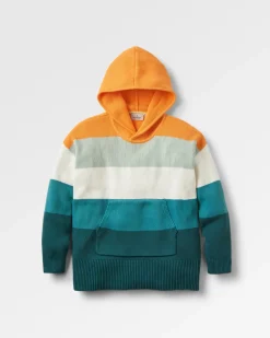 Hoodies|Knitwear|Passenger Moments Oversized Organic Cotton Knitted Hoodie - Multi Stripe MultiStripe