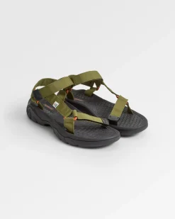 Footwear|Flip Flops & Sandals|Passenger Monterey Roam Sandal - Khaki Green KhakiGreen