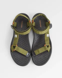 Footwear|Flip Flops & Sandals|Passenger Monterey Roam Sandal - Khaki Green KhakiGreen