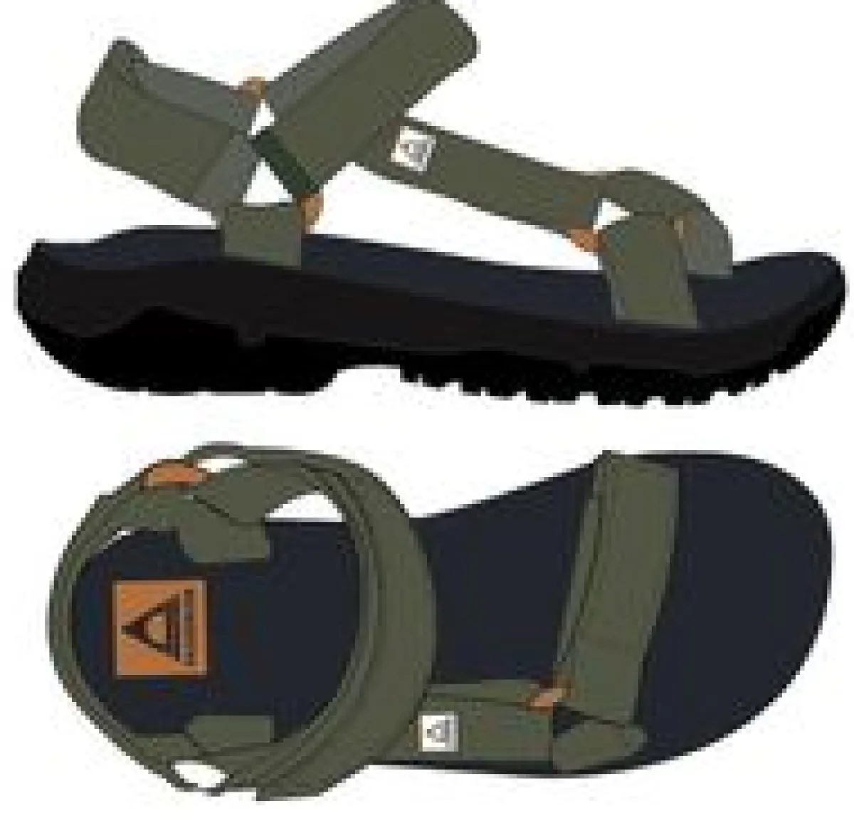 Footwear|Flip Flops & Sandals|Passenger Monterey Roam Sandal - Khaki Green KhakiGreen