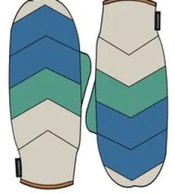 Gloves|Passenger Moonlight Mittens - Azure Blue Birch Multi AzureBlueBirchMulti