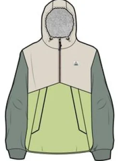 Jackets|Insulated|Passenger Moonlight Recycled Insulated Pullover - Lime Juice LimeJuice