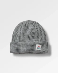 Beanies|Beanies|Passenger Moss Double Layer Recycled Waffle Beanie - Gray Marl GrayMarl