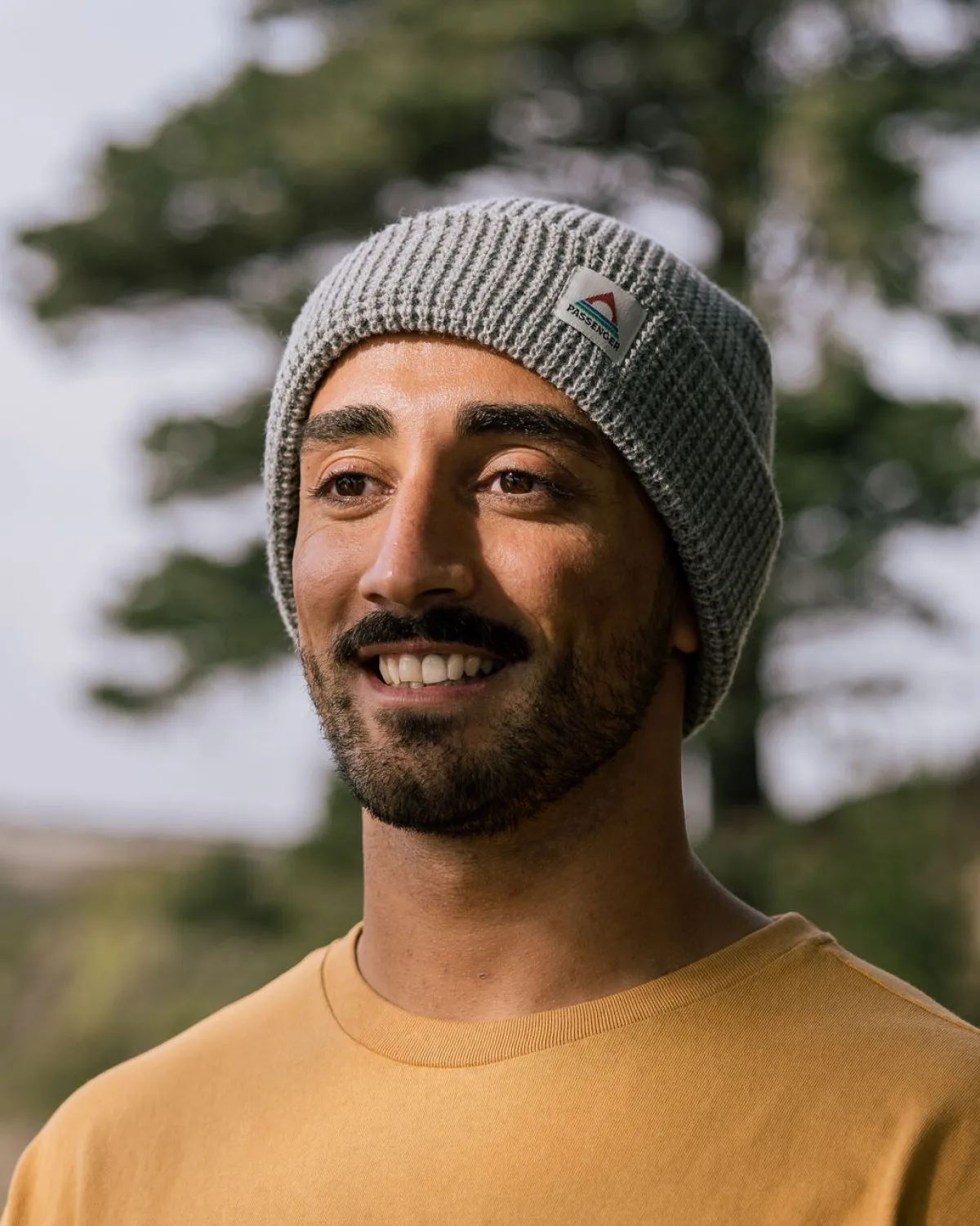 Beanies|Beanies|Passenger Moss Double Layer Recycled Waffle Beanie - Gray Marl GrayMarl