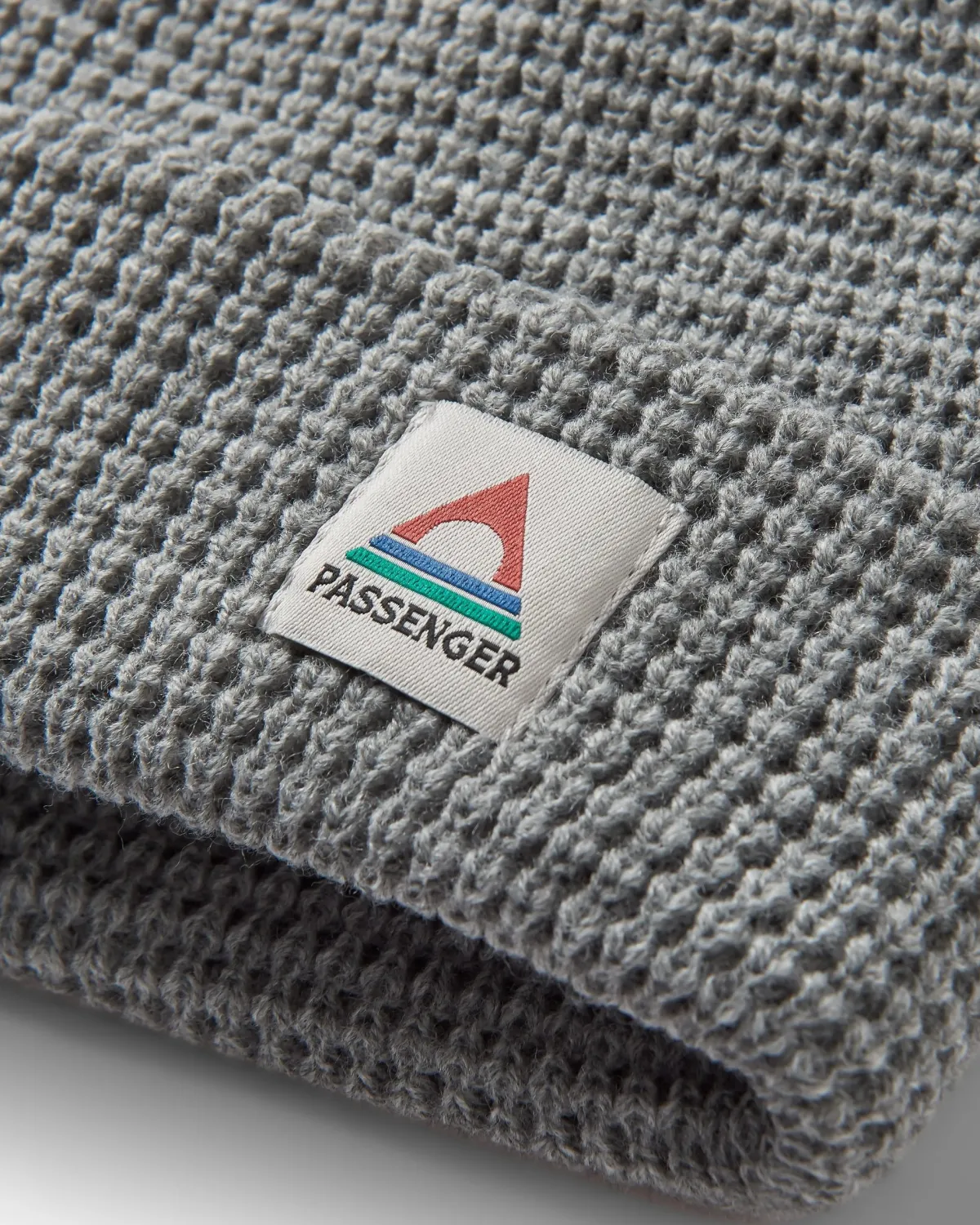 Beanies|Beanies|Passenger Moss Double Layer Recycled Waffle Beanie - Gray Marl GrayMarl