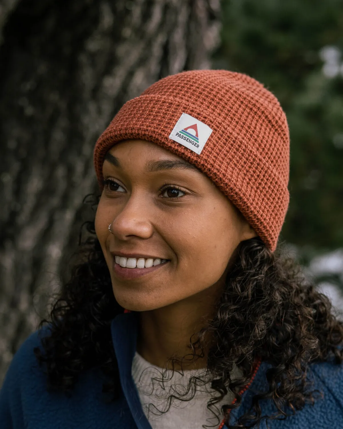 Beanies|Beanies|Passenger Moss Double Layer Recycled Waffle Hat - Baked Clay BakedClay