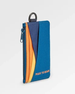 Backpacks & Bags|Backpacks & Bags|Passenger Mountain Recycled Card Holder - Tidal Blue Orange Multi TidalBlueOrangeMulti