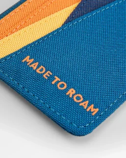 Backpacks & Bags|Backpacks & Bags|Passenger Mountain Recycled Card Holder - Tidal Blue Orange Multi TidalBlueOrangeMulti