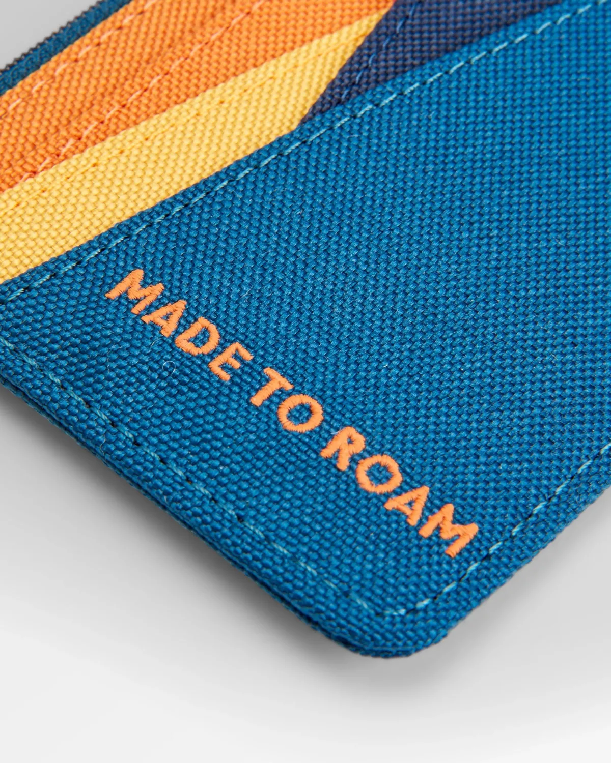Backpacks & Bags|Backpacks & Bags|Passenger Mountain Recycled Card Holder - Tidal Blue Orange Multi TidalBlueOrangeMulti