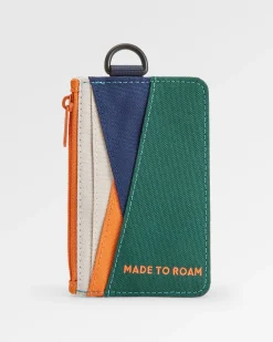 Backpacks & Bags|Backpacks & Bags|Passenger Mountain Recycled Card Holder - Rain Forest Orange Multi RainForestOrangeMulti