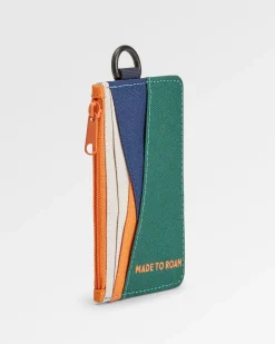 Backpacks & Bags|Backpacks & Bags|Passenger Mountain Recycled Card Holder - Rain Forest Orange Multi RainForestOrangeMulti
