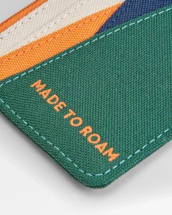 Backpacks & Bags|Backpacks & Bags|Passenger Mountain Recycled Card Holder - Rain Forest Orange Multi RainForestOrangeMulti