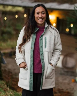 Fleece|Jackets|Passenger Nash Recycled Fleece Jacket - Vintage White VintageWhite