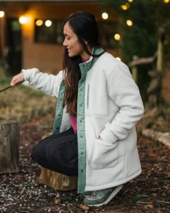 Fleece|Jackets|Passenger Nash Recycled Fleece Jacket - Vintage White VintageWhite