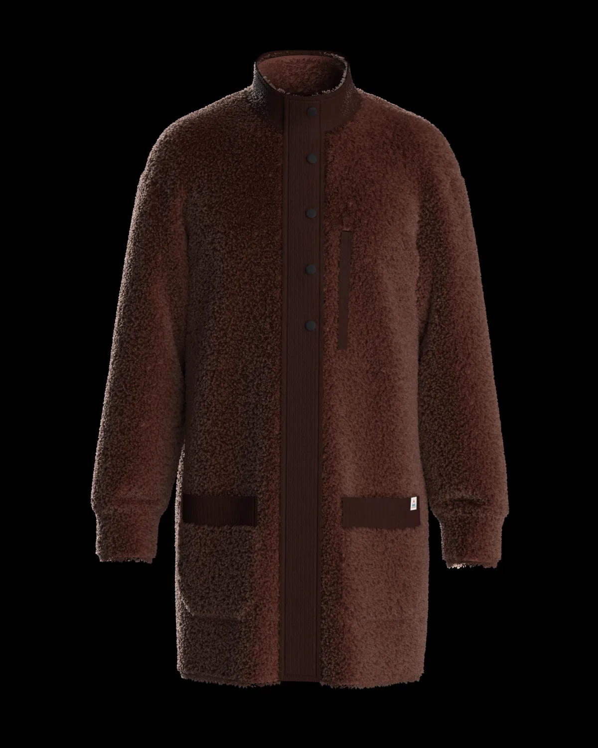 Fleece|Jackets|Passenger Nash Recycled Fleece Jacket - Coffee