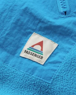 Fleece|Fleece|Passenger Navegado Recycled Soft-Touch Sherpa Fleece - Abstract Mountain Blue Fog AbstractMountainBlueFog