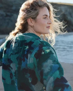 Fleece|Fleece|Passenger Navegado Recycled Soft-Touch Sherpa Fleece - Alpine Camo Rain Forest AlpineCamoRainForest